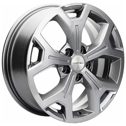 Диски Khomen Wheels KHW1710 6.5x17/5x114.3 D67.1 ET50 KHOMEN-WHEELS-G-SILVER