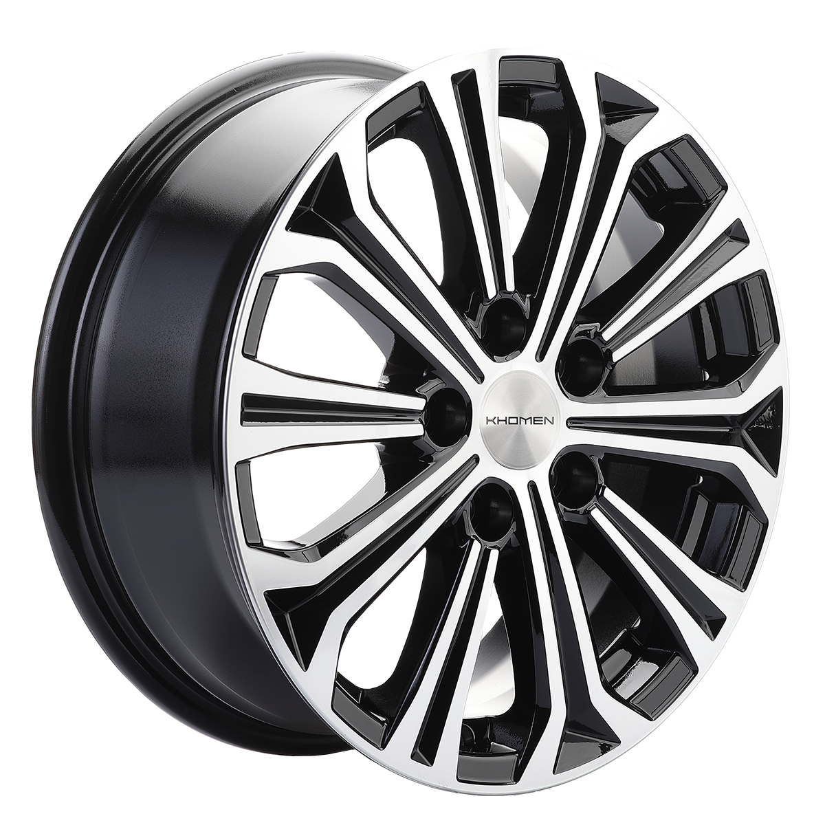 Диски Khomen Wheels KHW1610 6.5x16/5x108 D60.1 ET45 KHOMEN-WHEELS-BLACK-FP