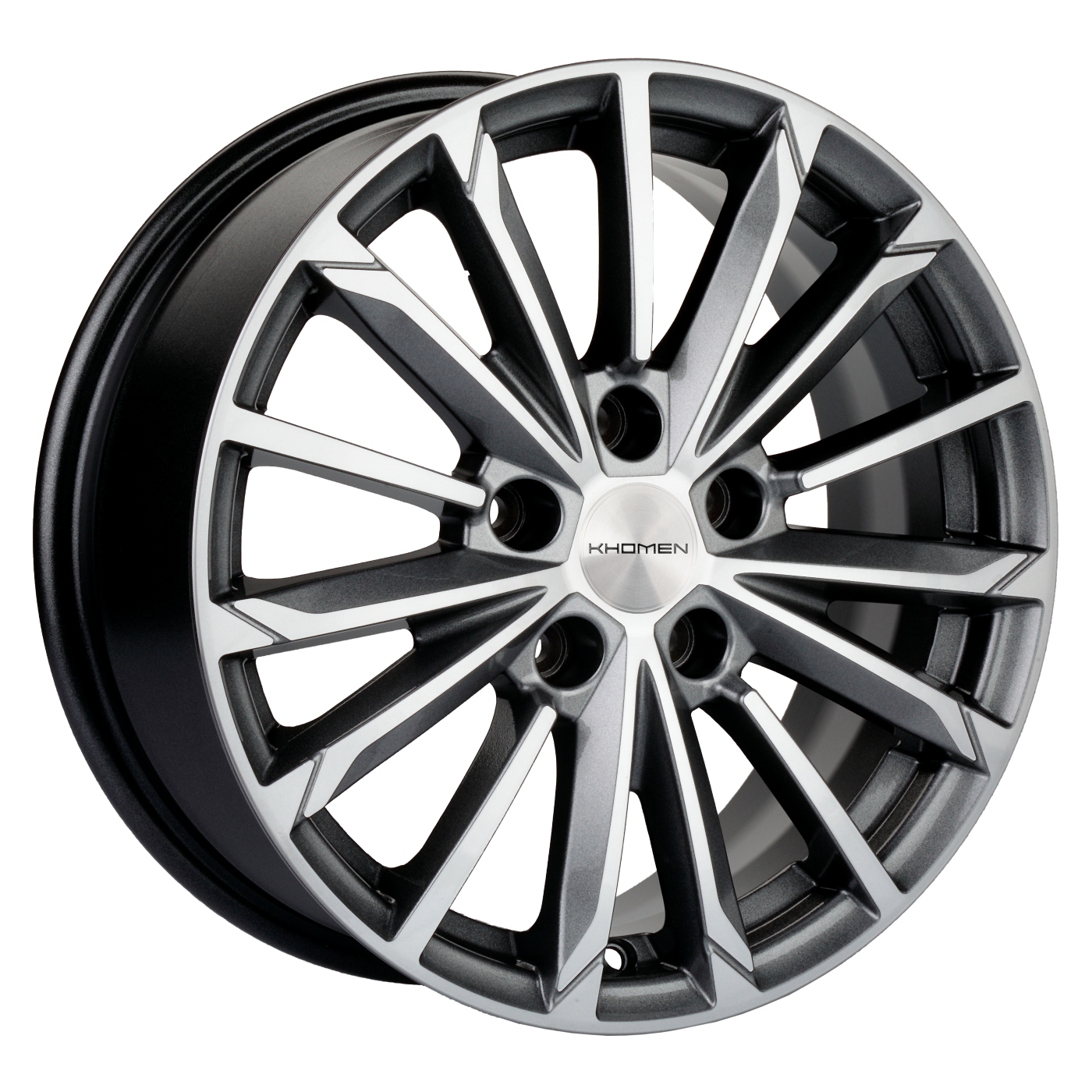 Диски Khomen Wheels KHW1611 6.5x16/5x108 D63.3 ET50 KHOMEN-WHEELS-G-SILVER-FP