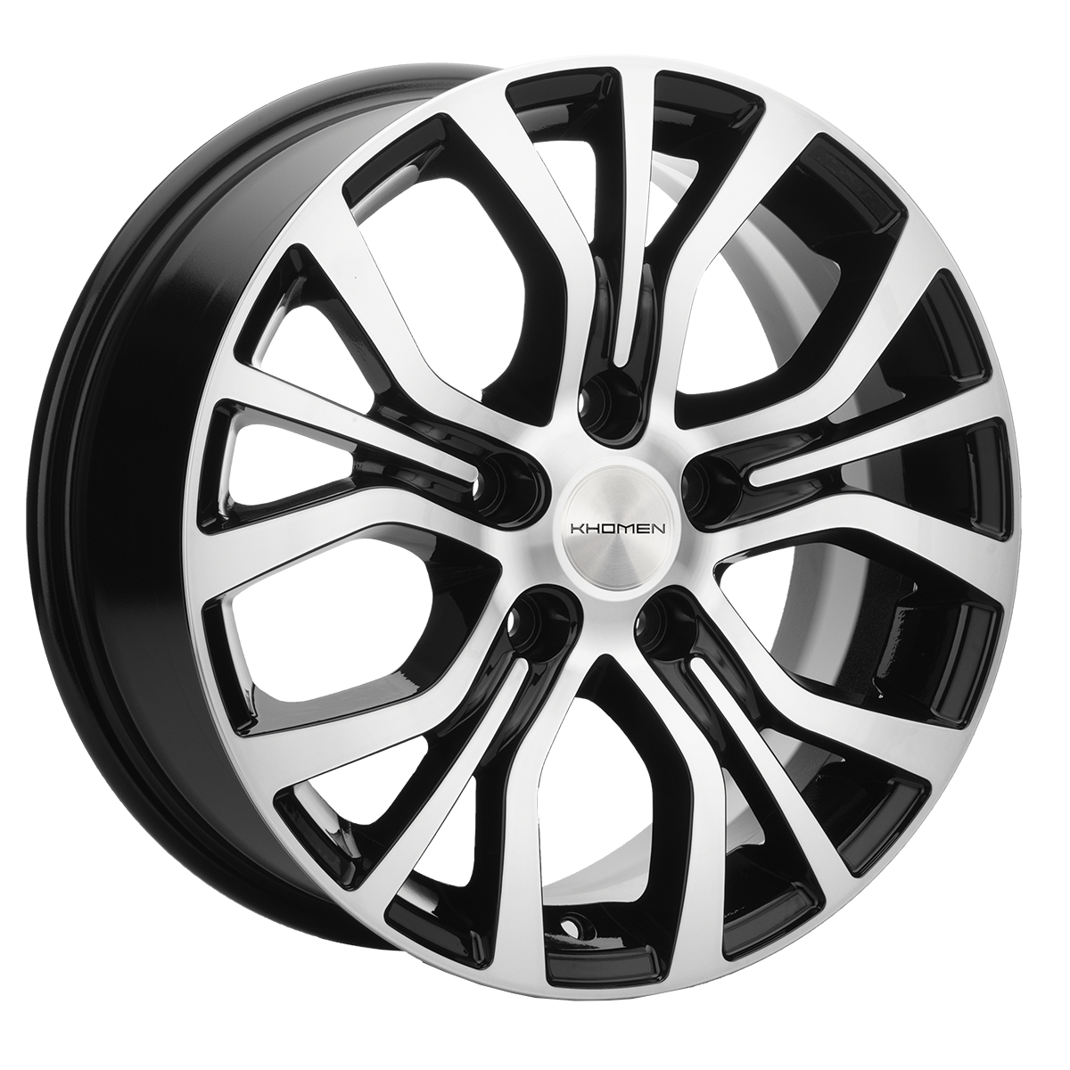 Диски Khomen Wheels KHW1608 6.5x16/5x110 D63.3 ET46 KHOMEN-WHEELS-BLACK-FP
