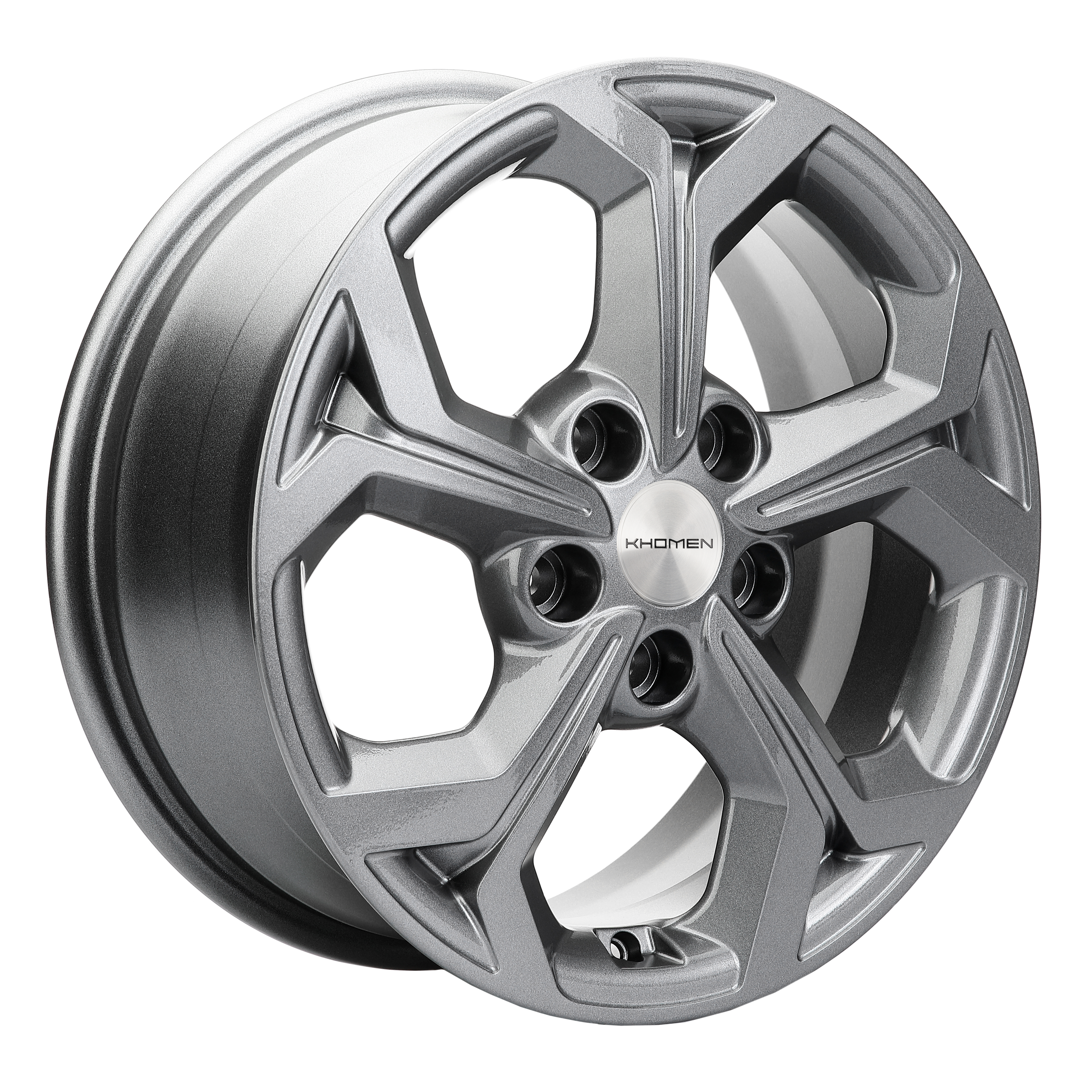 Диски Khomen Wheels KHW1606 6.5x16/5x108 D63.3 ET50 KHOMEN-WHEELS-GRAY