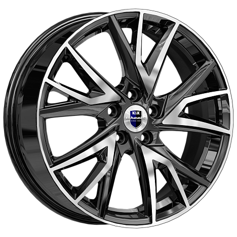 Диски K&K Кайлас 6.5x18/5x108 D60.1 ET33 K-AND-K-ALMAZ-CHERNYY