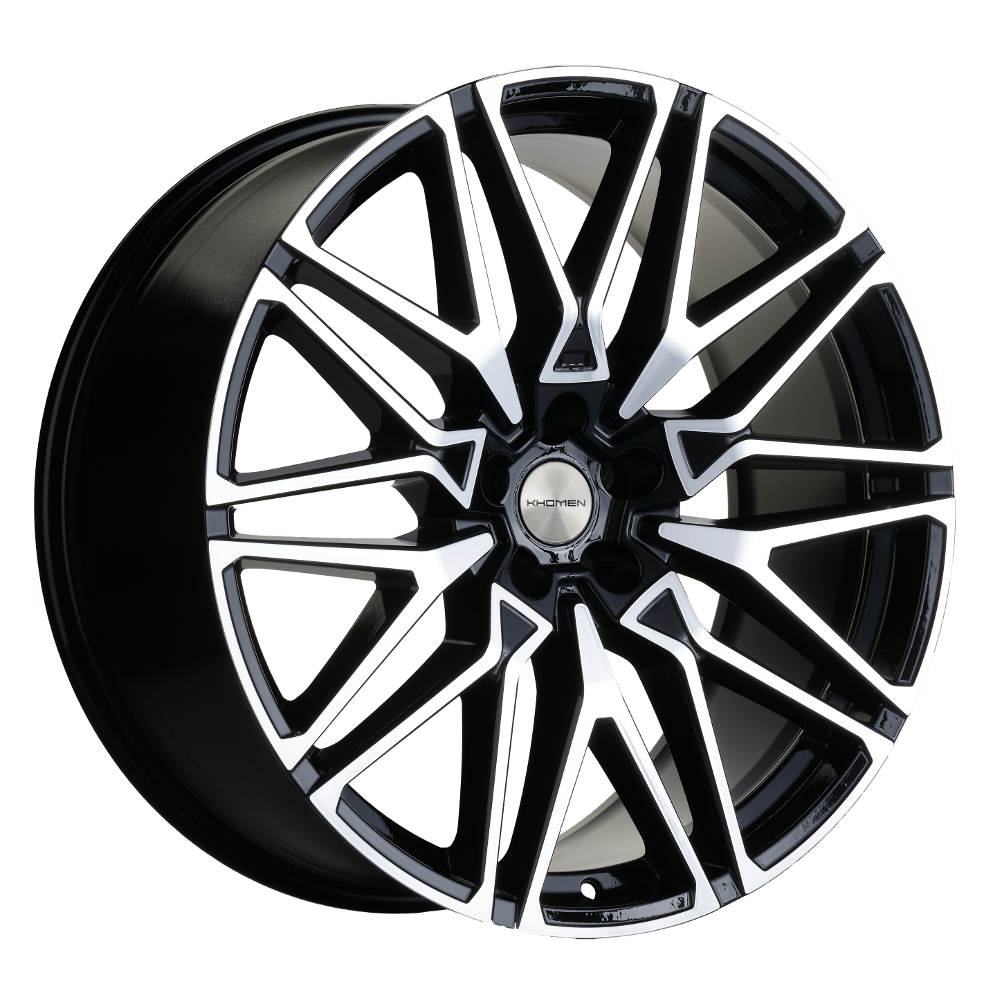 Диски Khomen Wheels KHW2103 9.5x21/5x112 D66.6 ET37 KHOMEN-WHEELS-BLACK-FP