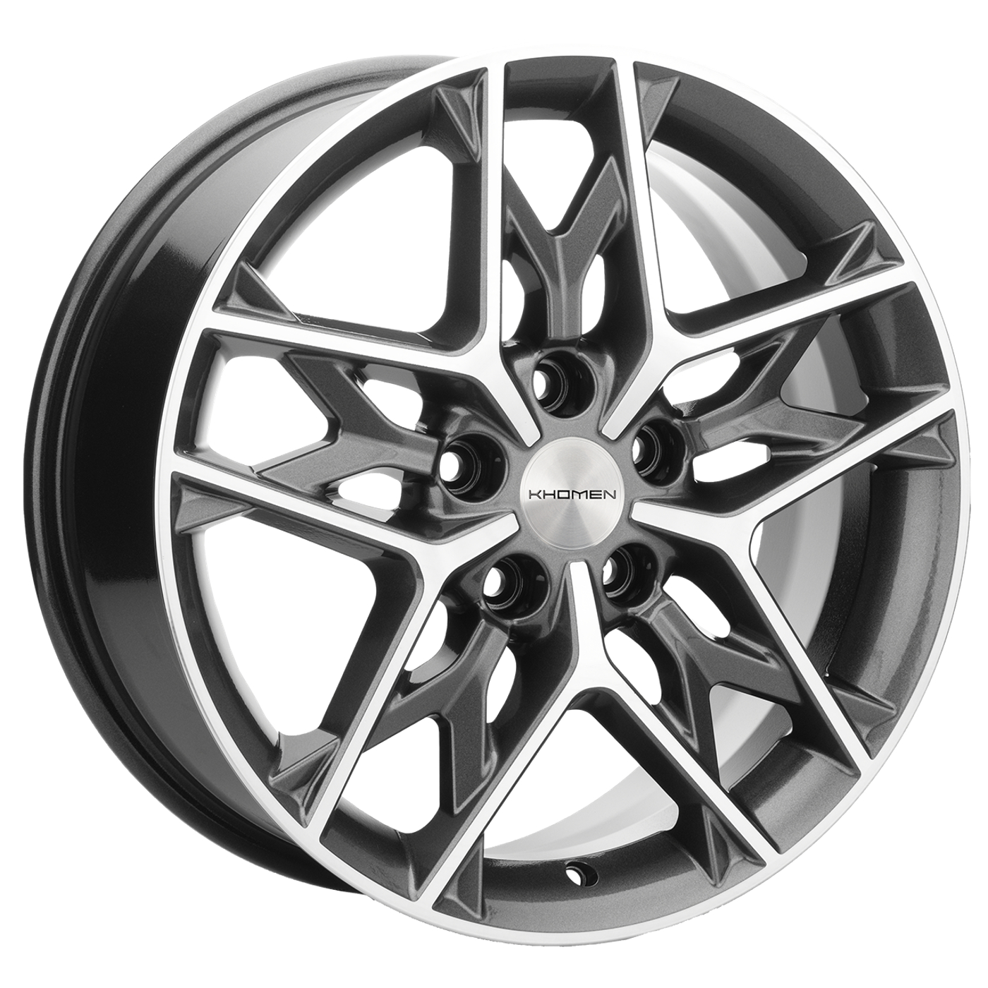 Диски Khomen Wheels KHW1709 7x17/5x108 D60.1 ET45 KHOMEN-WHEELS-GRAY-FP