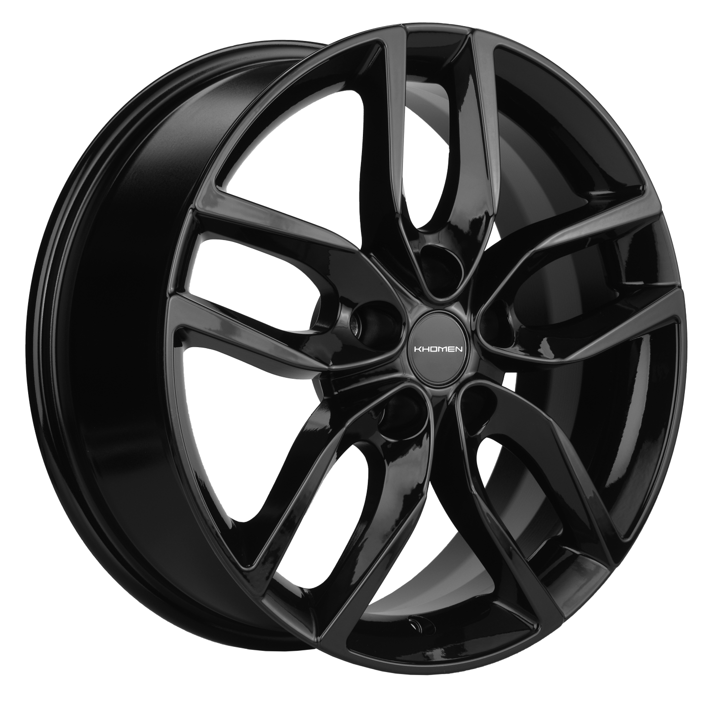 Диски Khomen Wheels KHW1708 6.5x17/5x108 D60.1 ET33 KHOMEN-WHEELS-BLACK