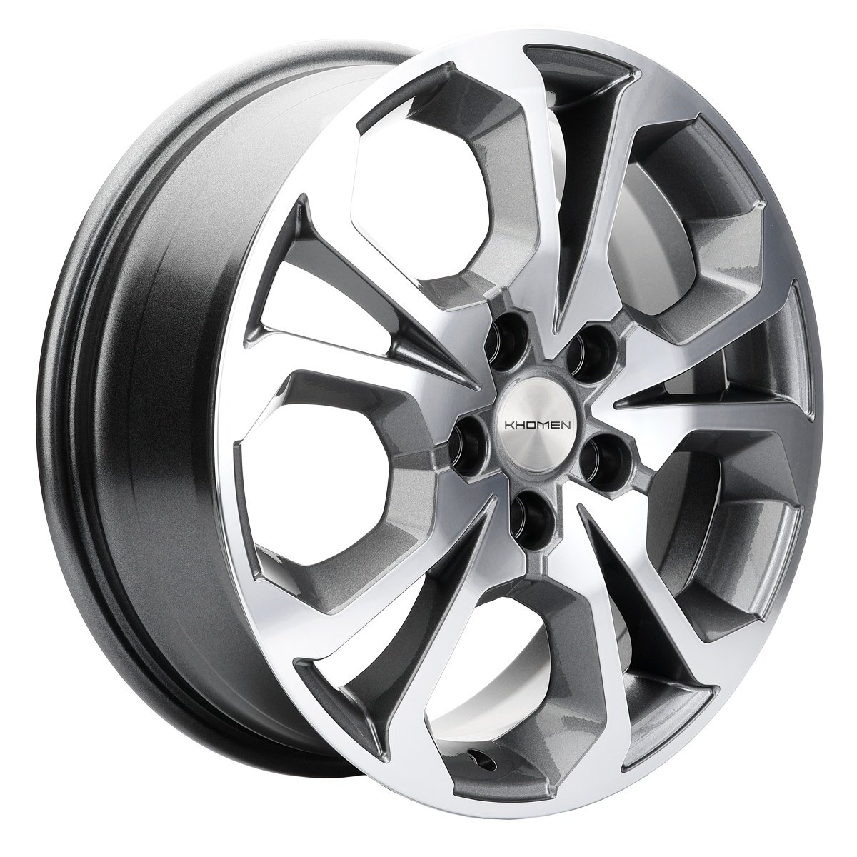 Диски Khomen Wheels KHW1711 6.5x17/5x114.3 D66.1 ET50 KHOMEN-WHEELS-GRAY-FP