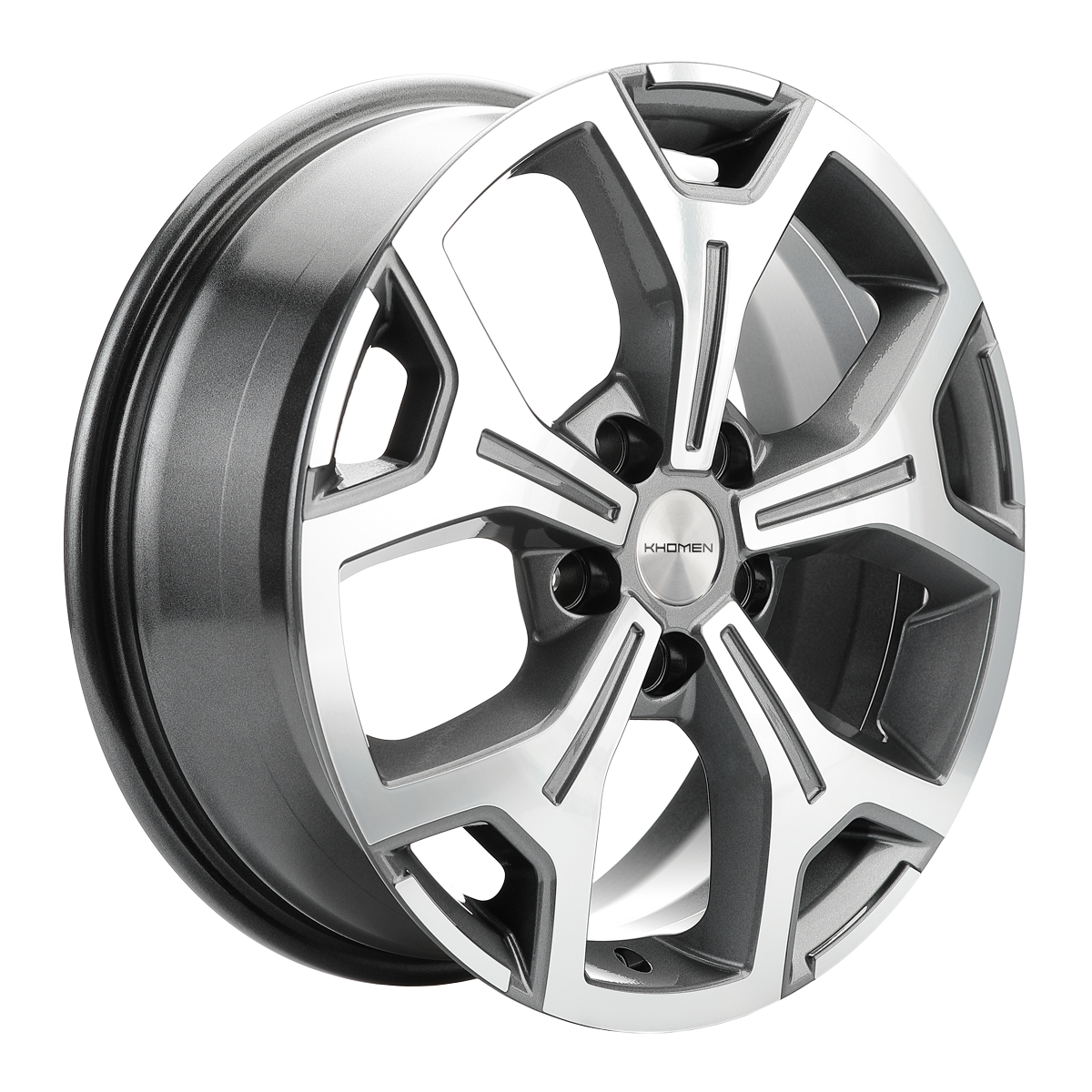 Диски Khomen Wheels KHW1710 6.5x17/5x114.3 D64.1 ET40 KHOMEN-WHEELS-GRAY-FP