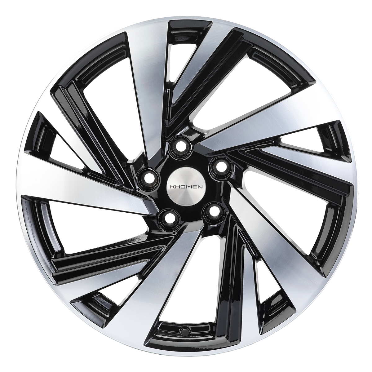 Диски Khomen Wheels KHW1801 7.5x18/5x114.3 D66.1 ET45 KHOMEN-WHEELS-BLACK-FP