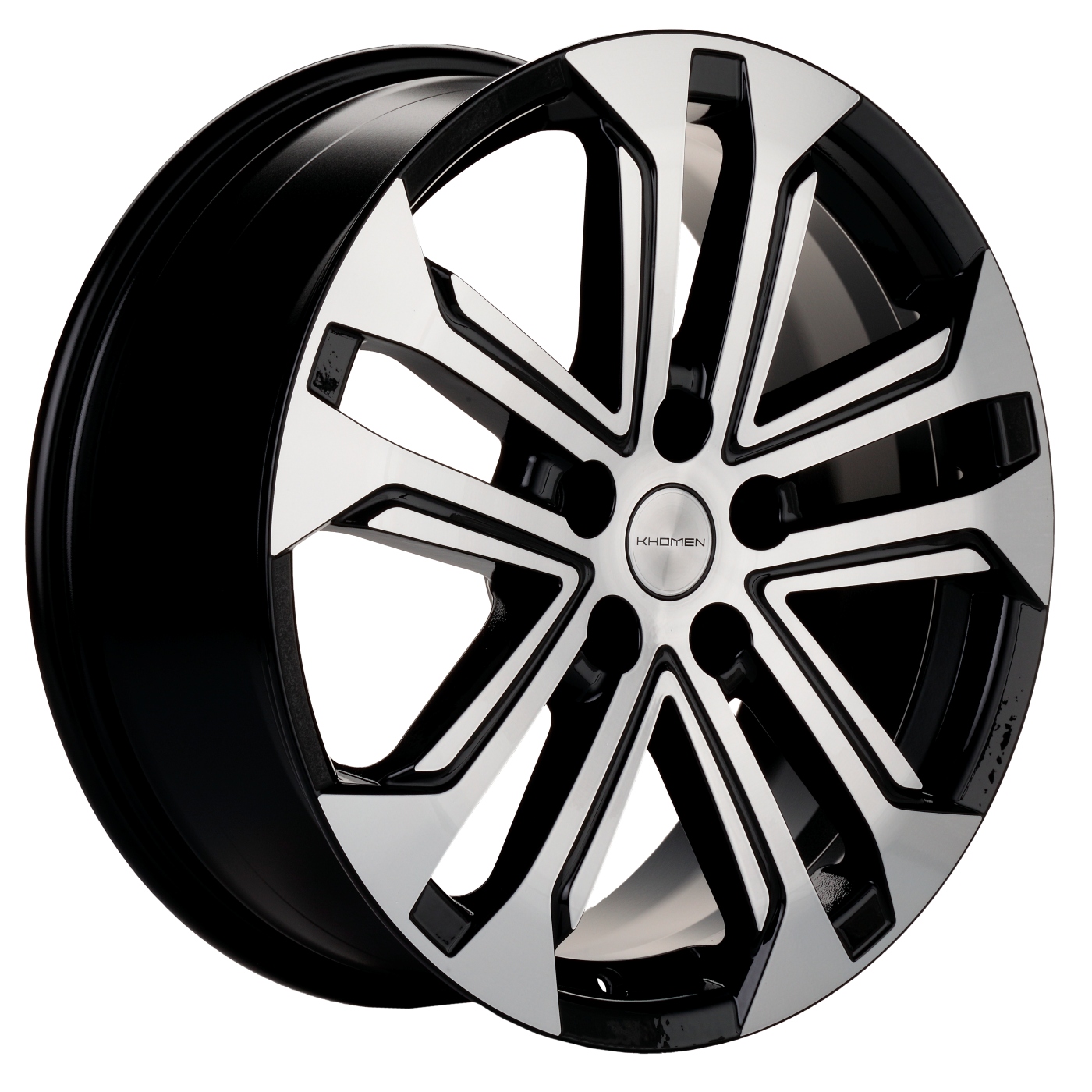Диски Khomen Wheels KHW1803 7x18/5x114.3 D66.6 ET37 KHOMEN-WHEELS-BLACK-FP