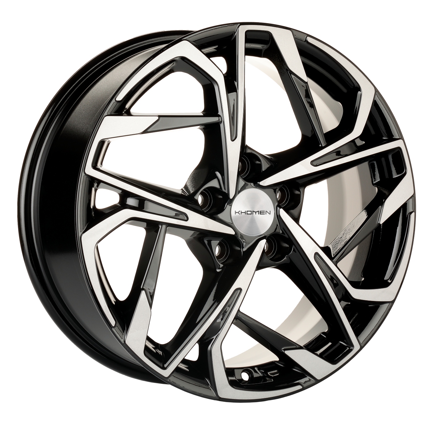 Диски Khomen Wheels KHW1716 7x17/5x110 D63.3 ET46 KHOMEN-WHEELS-BLACK-FP