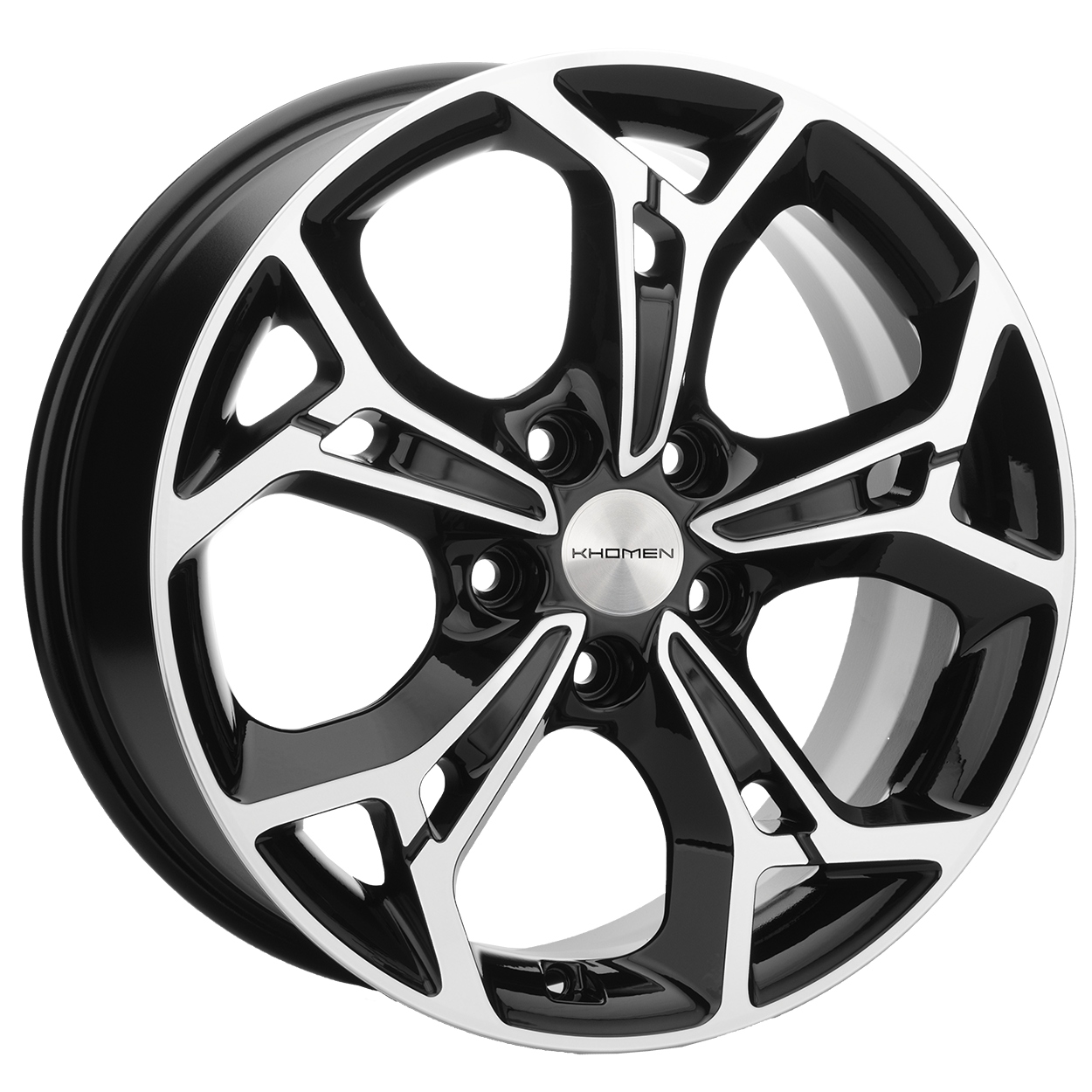 Диски Khomen Wheels KHW1702 7x17/5x110 D67.1 ET40 KHOMEN-WHEELS-BLACK-FP