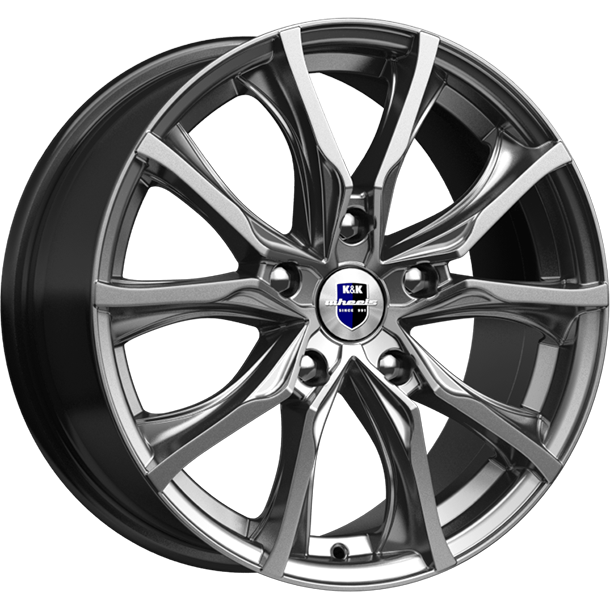 Диски K&K Твист 7.5x17/5x110 D65.1 ET39 K-AND-K-DARK-PLATINUM