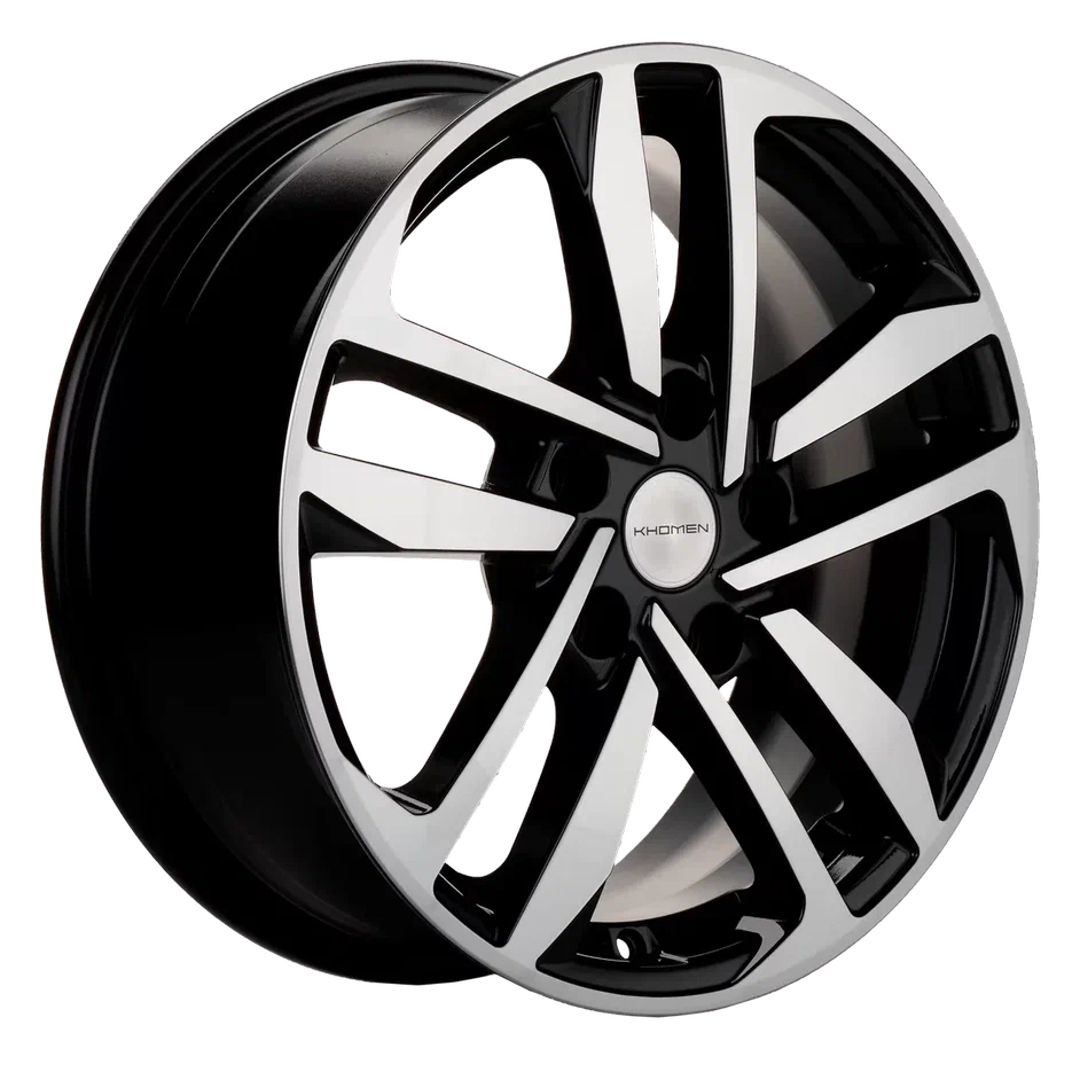 Диски Khomen Wheels KHW1612 6.5x16/5x108 D63.3 ET50 KHOMEN-WHEELS-BLACK-FP