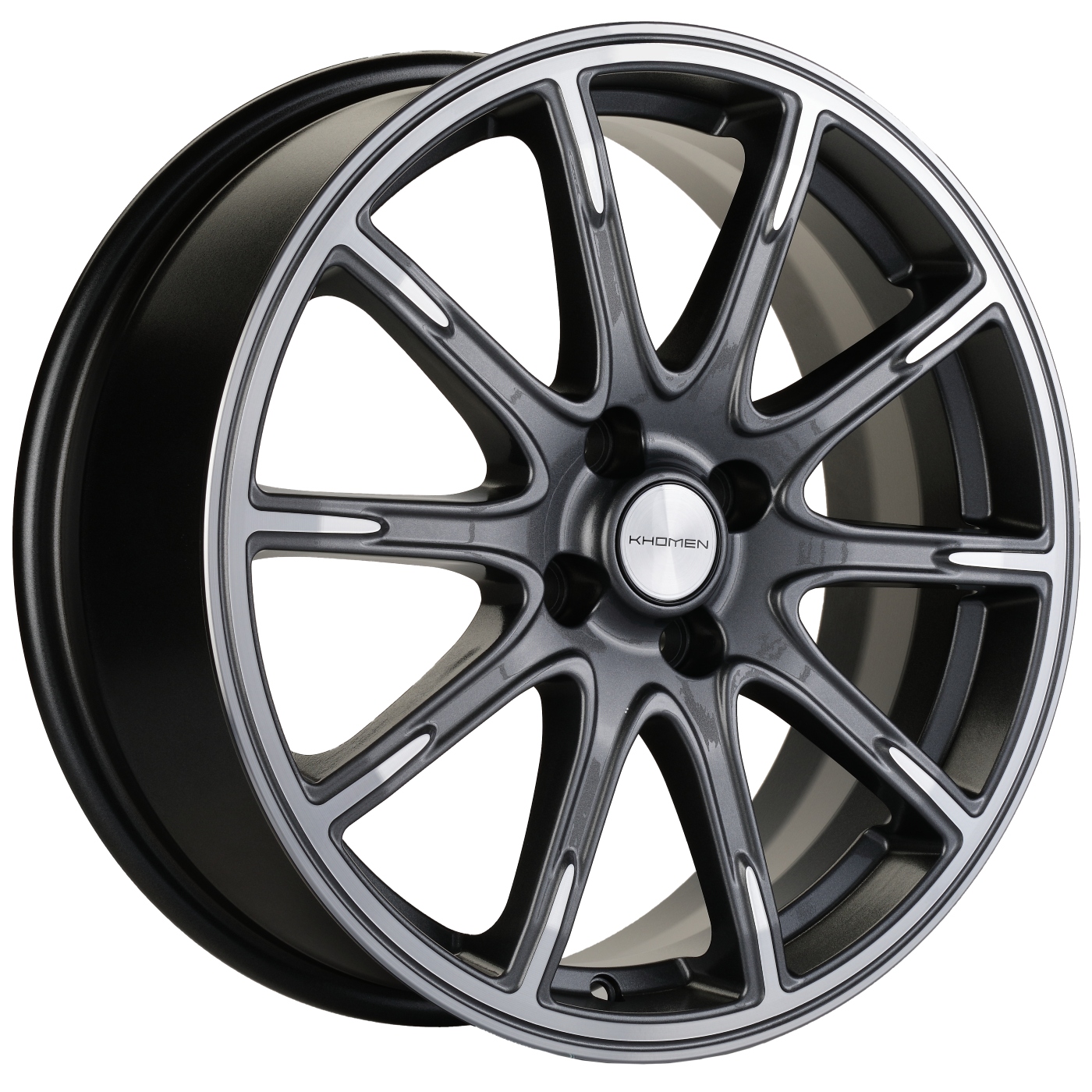 Диски Khomen Wheels KHW1707 6.5x17/4x100 D60.1 ET50 KHOMEN-WHEELS-GRAY-FP