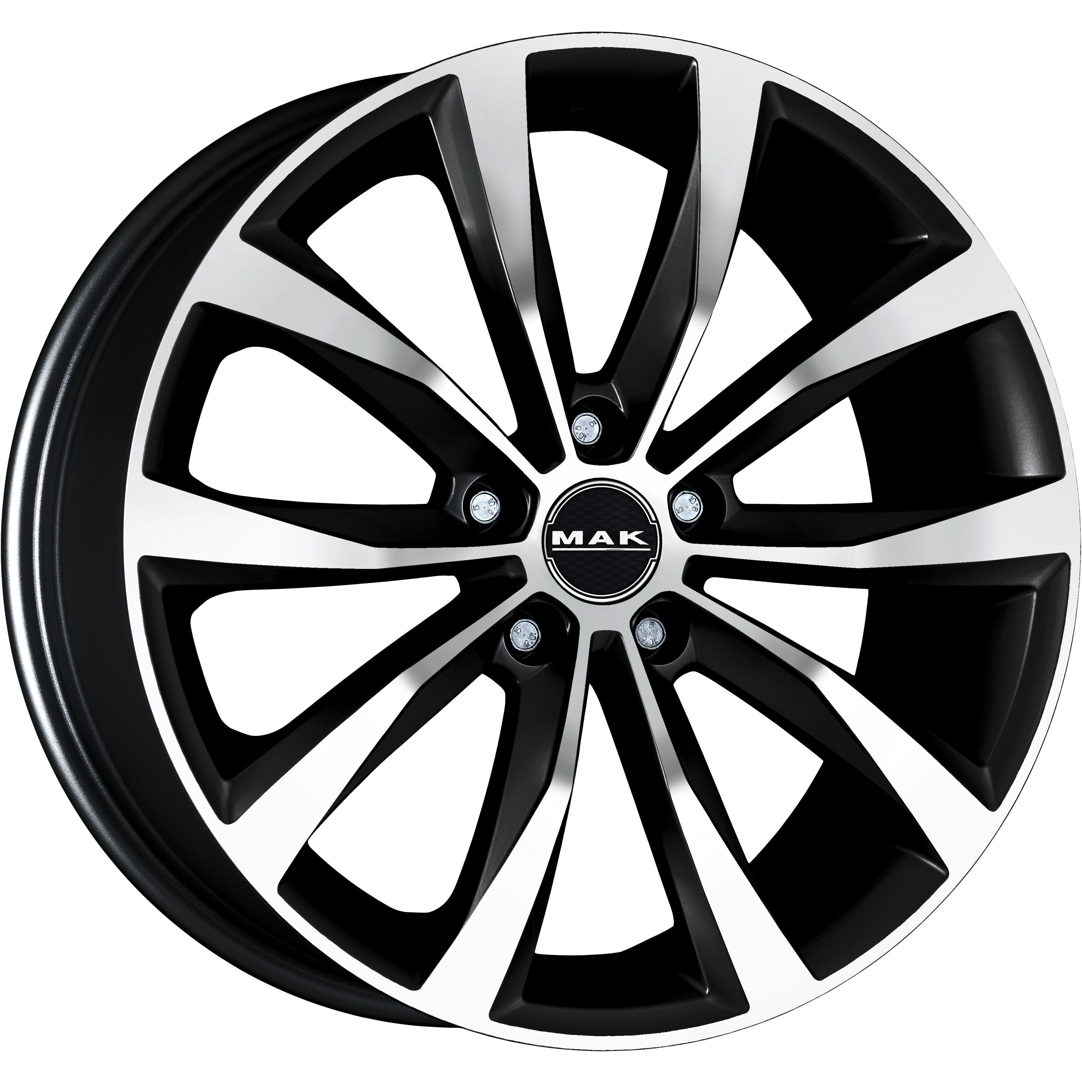 Диски Mak Wolf 6.5x16/5x115 D70.1 ET41 MAK-BLACK-MIRROR