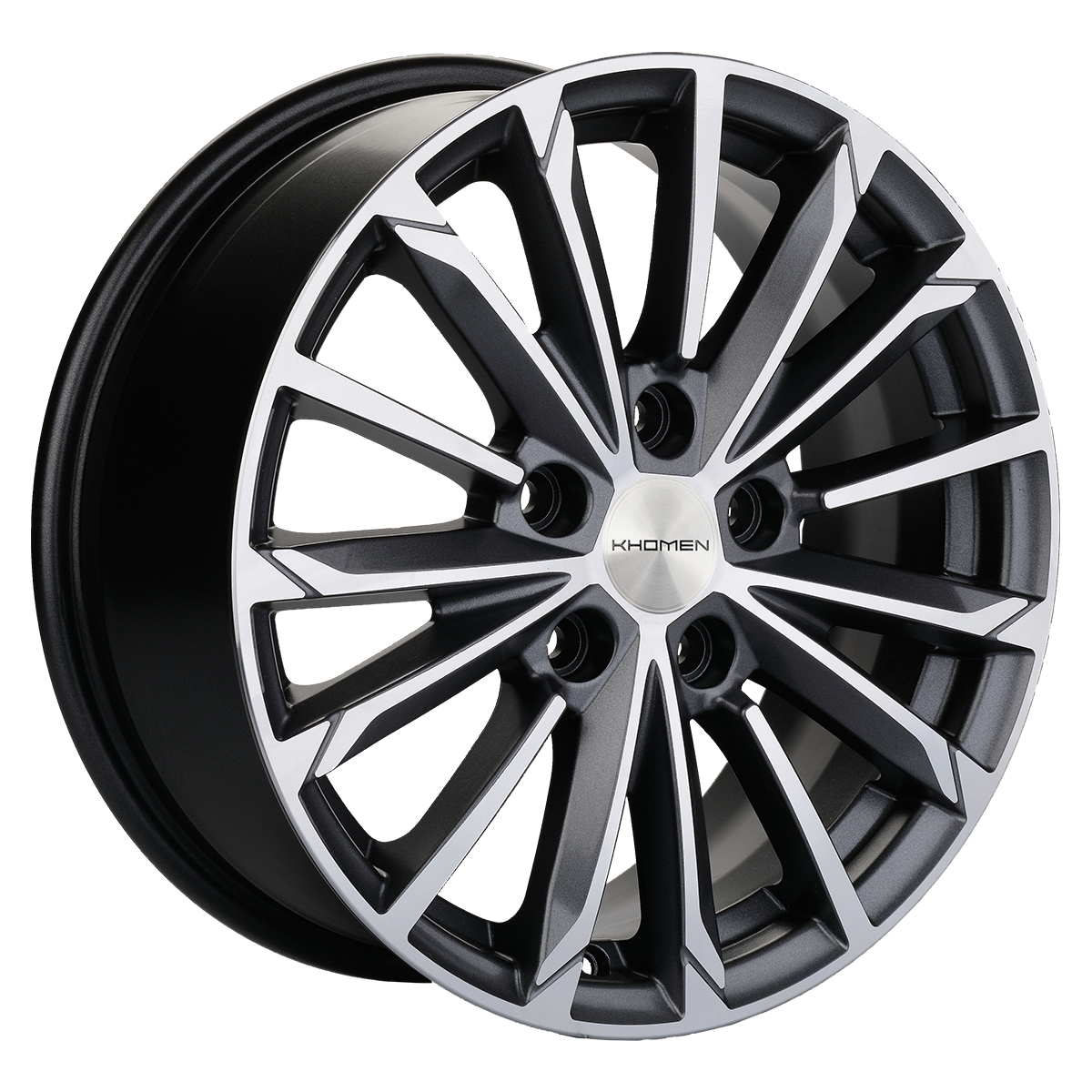 Диски Khomen Wheels KHW1611 6.5x16/5x114.3 D67.1 ET45 KHOMEN-WHEELS-GRAY-FP