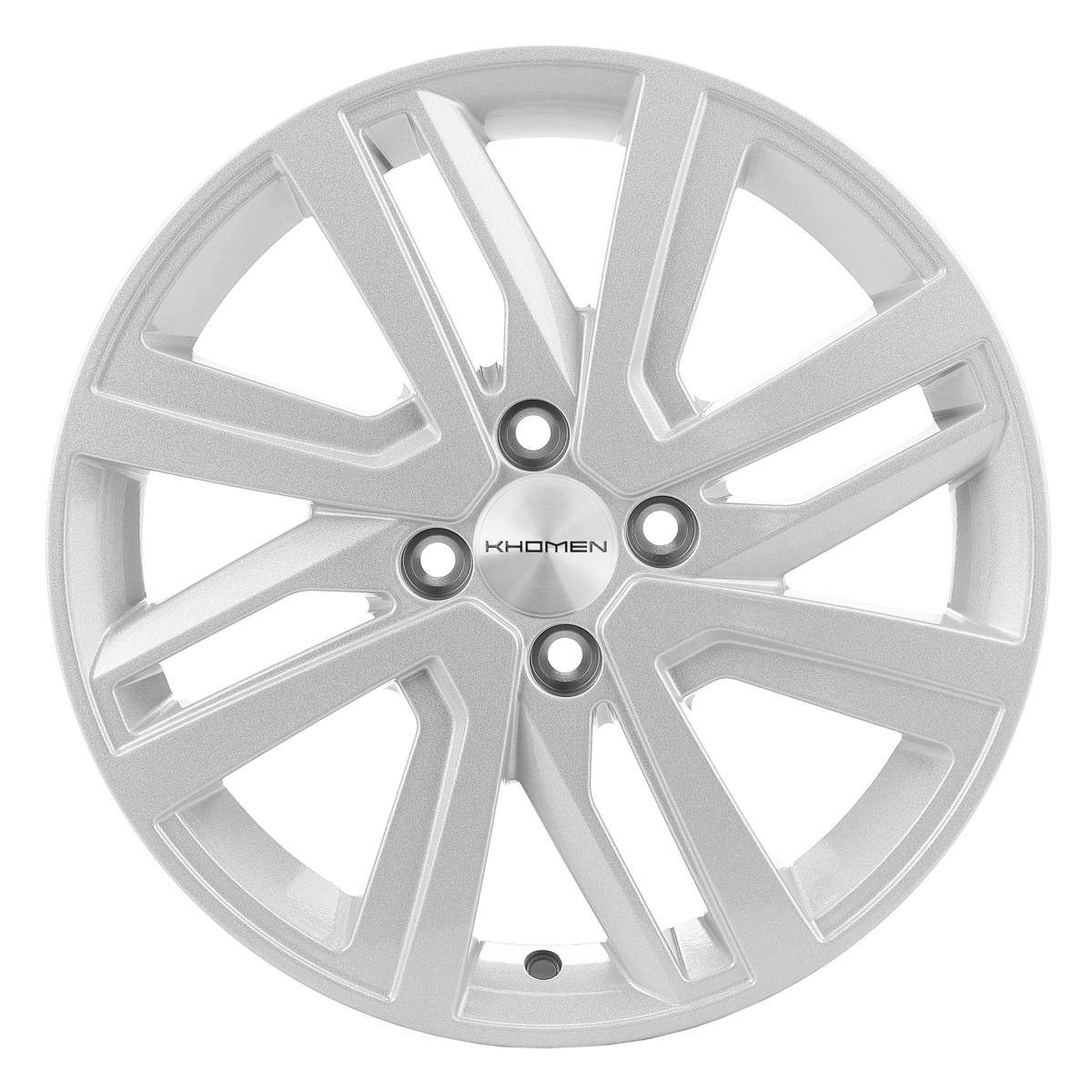Диски Khomen Wheels KHW1609 6x16/4x100 D56.6 ET47 KHOMEN-WHEELS-F-SILVER
