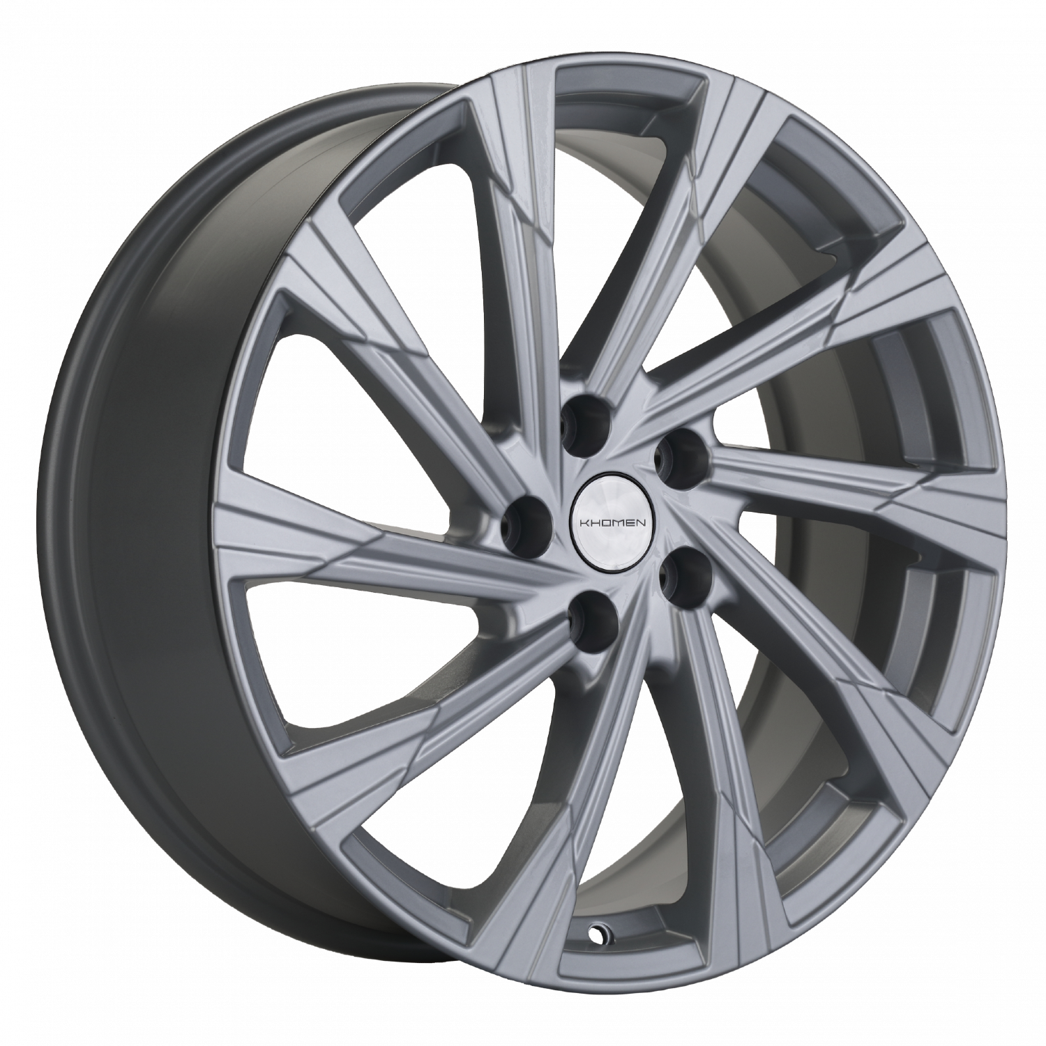 Диски Khomen Wheels KHW1901 7.5x19/5x108 D65.1 ET36 KHOMEN-WHEELS-BRILLIANT-SILVER