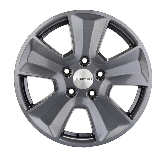 Диски Khomen Wheels KHW1601 6.5x16/5x114.3 D66.1 ET50 KHOMEN-WHEELS-GRAY