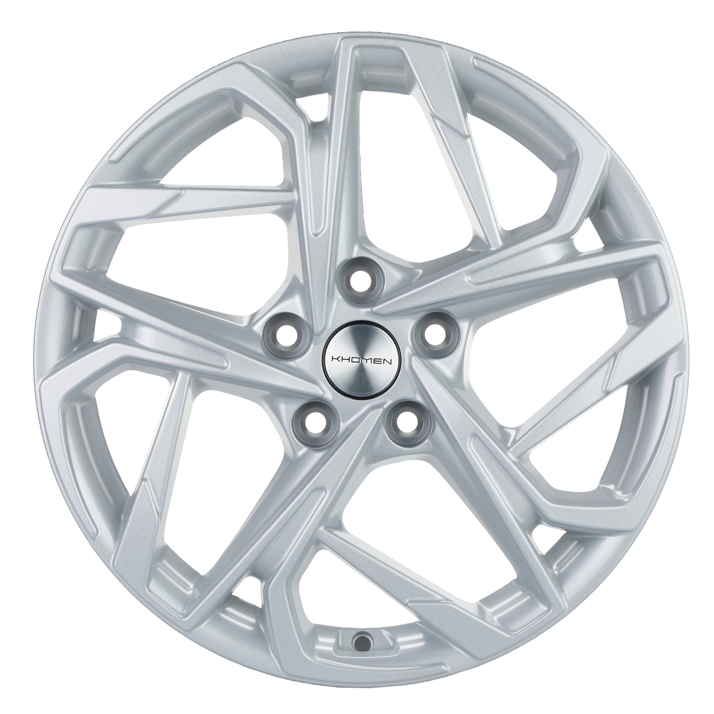 Диски Khomen Wheels KHW1716 7x17/5x114.3 D56.1 ET48 KHOMEN-WHEELS-F-SILVER
