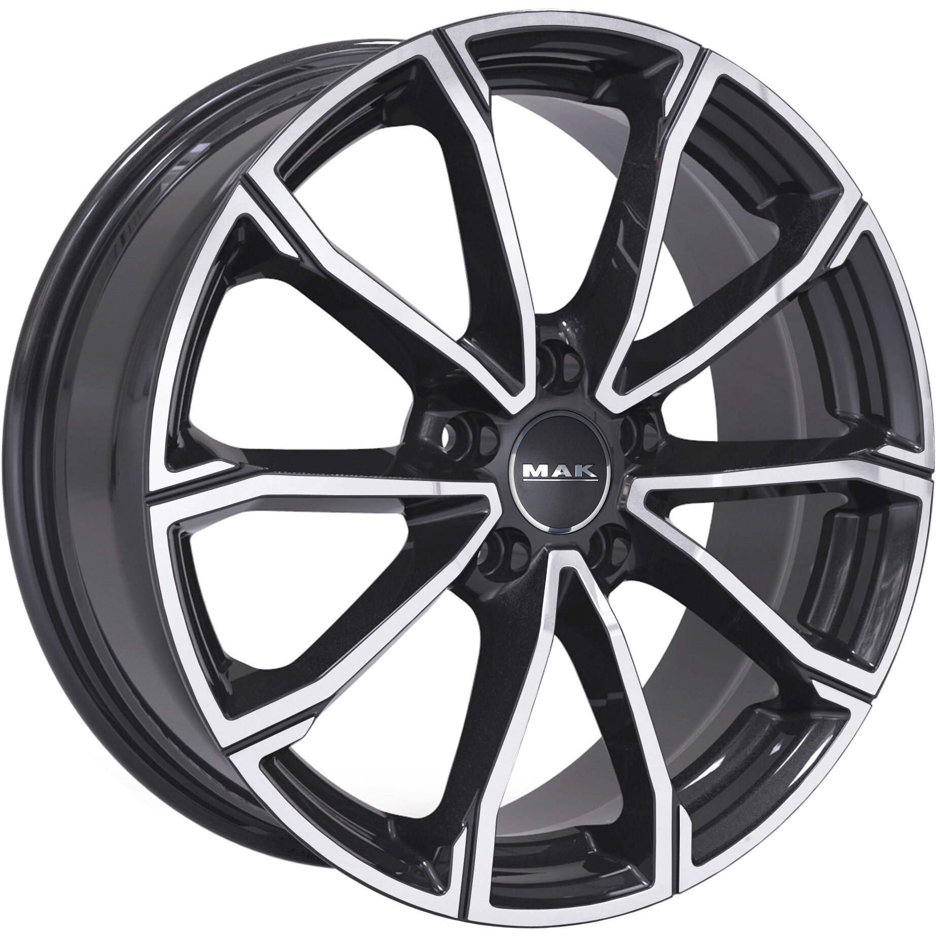 Диски Mak DaVinci 6x16/5x100 D57.1 ET35 MAK-BLACK-MIRROR
