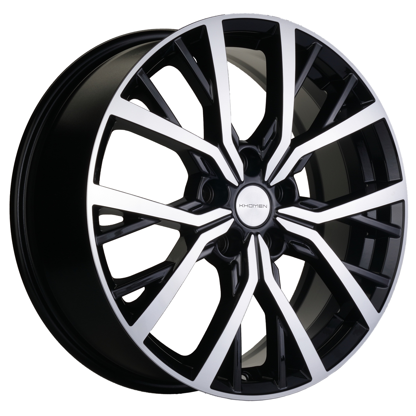 Диски Khomen Wheels KHW1806 7x18/5x114.3 D67.1 ET45 KHOMEN-WHEELS-BLACK-FP