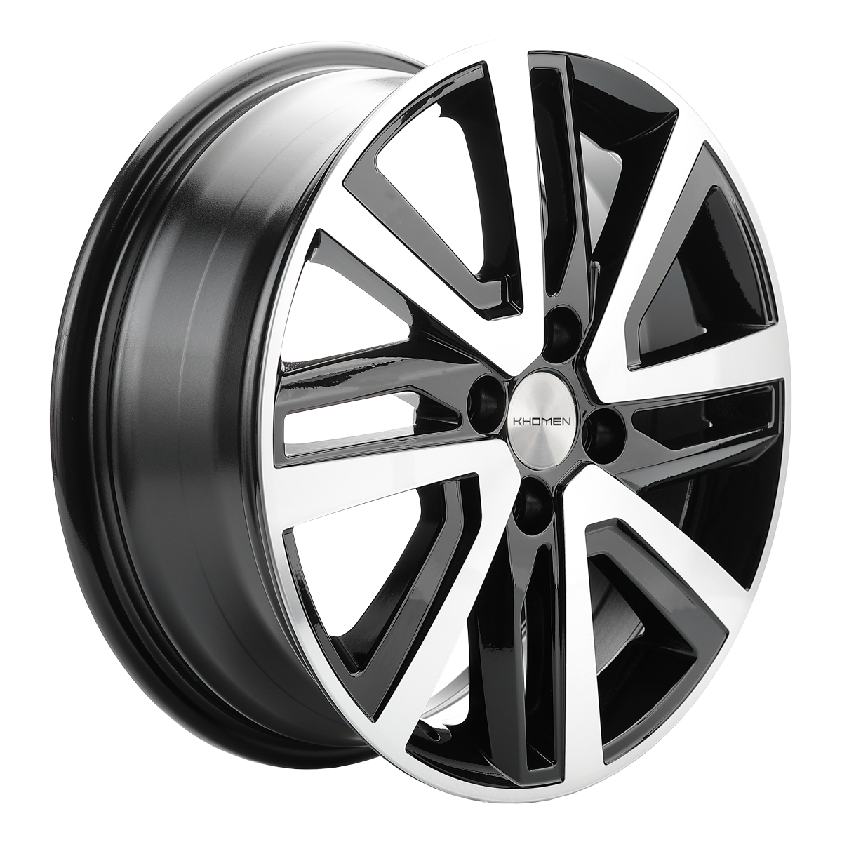 Диски Khomen Wheels KHW1609 6x16/4x100 D56.6 ET47 KHOMEN-WHEELS-BLACK-FP