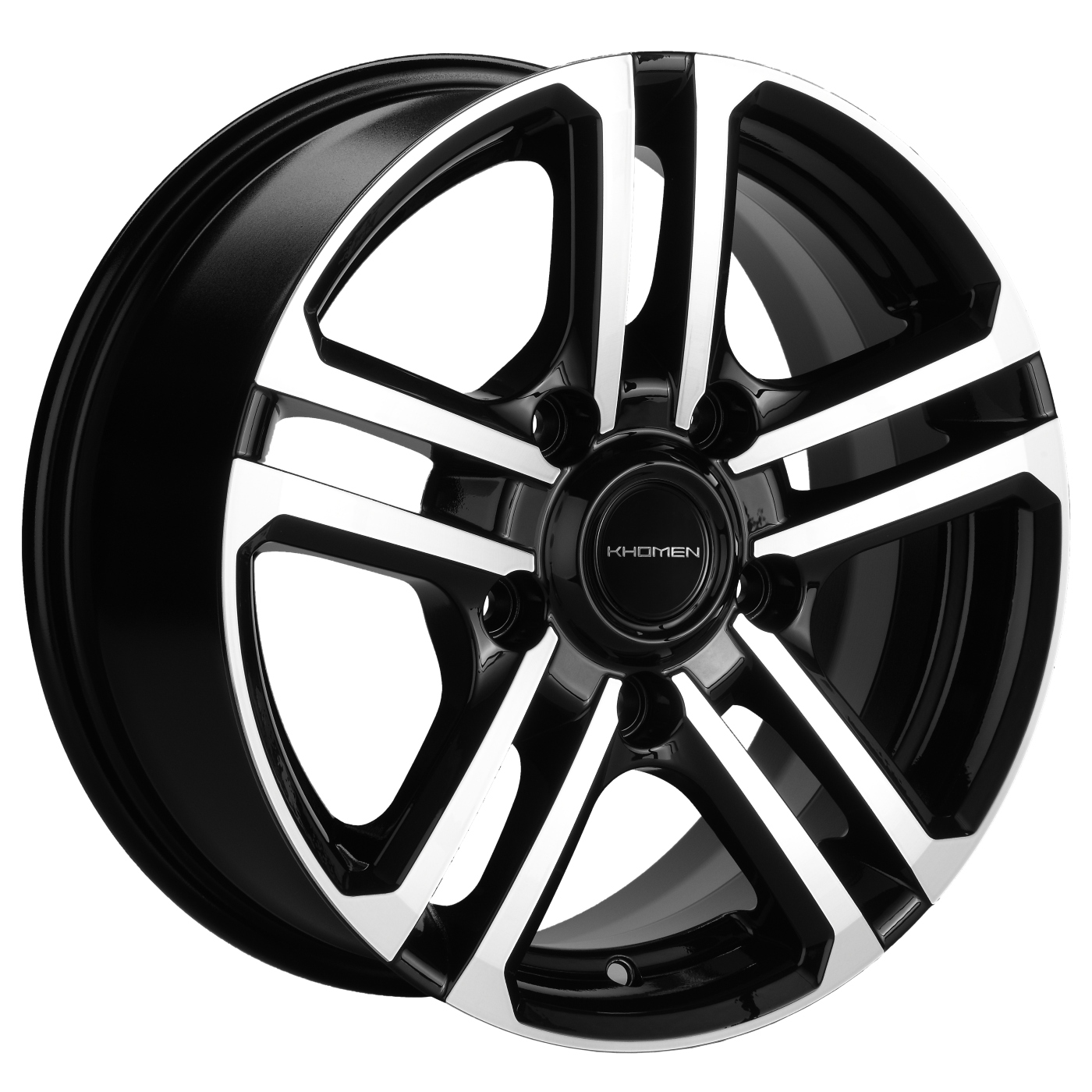 Диски Khomen Wheels KHW1602 6.5x16/5x139.7 D98.6 ET35 KHOMEN-WHEELS-BLACK-FP