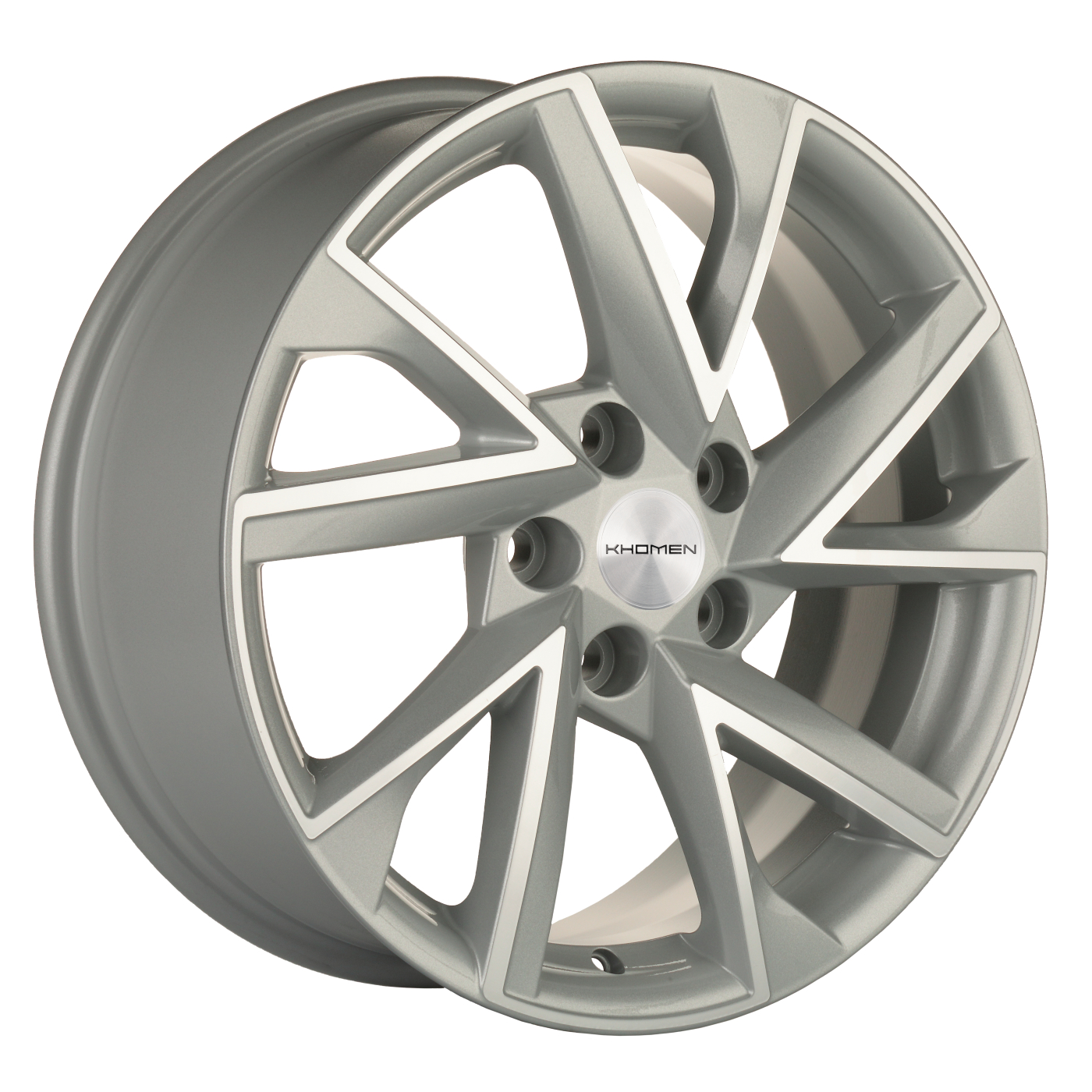 Диски Khomen Wheels KHW1714 7x17/5x108 D63.3 ET50 KHOMEN-WHEELS-F-SILVER-FP