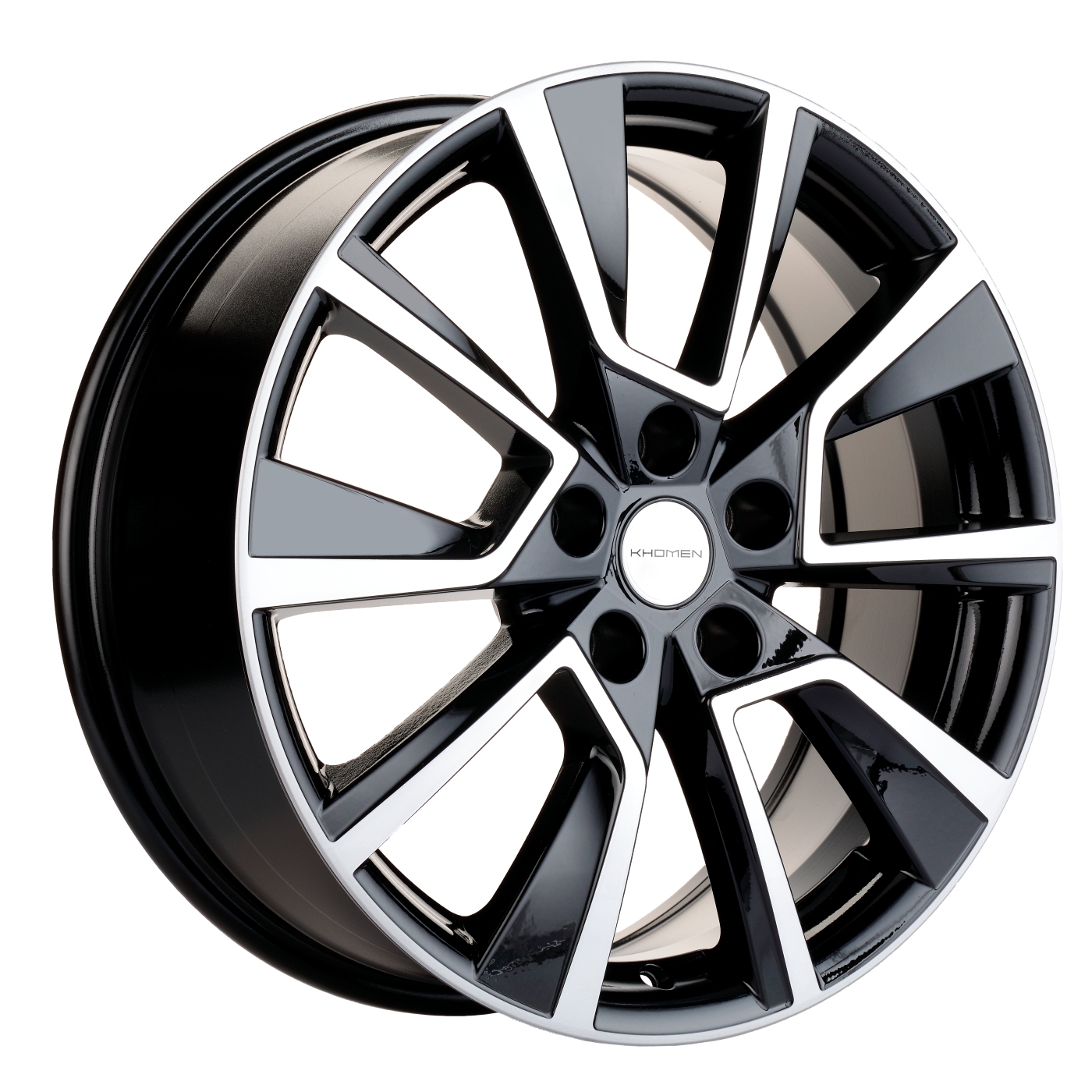 Диски Khomen Wheels KHW1802 7x18/5x114.3 D66.6 ET37 KHOMEN-WHEELS-BLACK-FP
