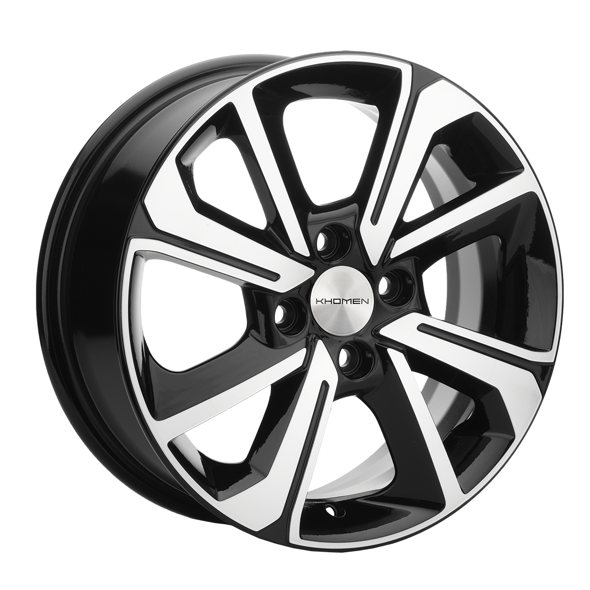 Диски Khomen Wheels KHW1501 6x15/4x100 D60.1 ET37 KHOMEN-WHEELS-BLACK-FP