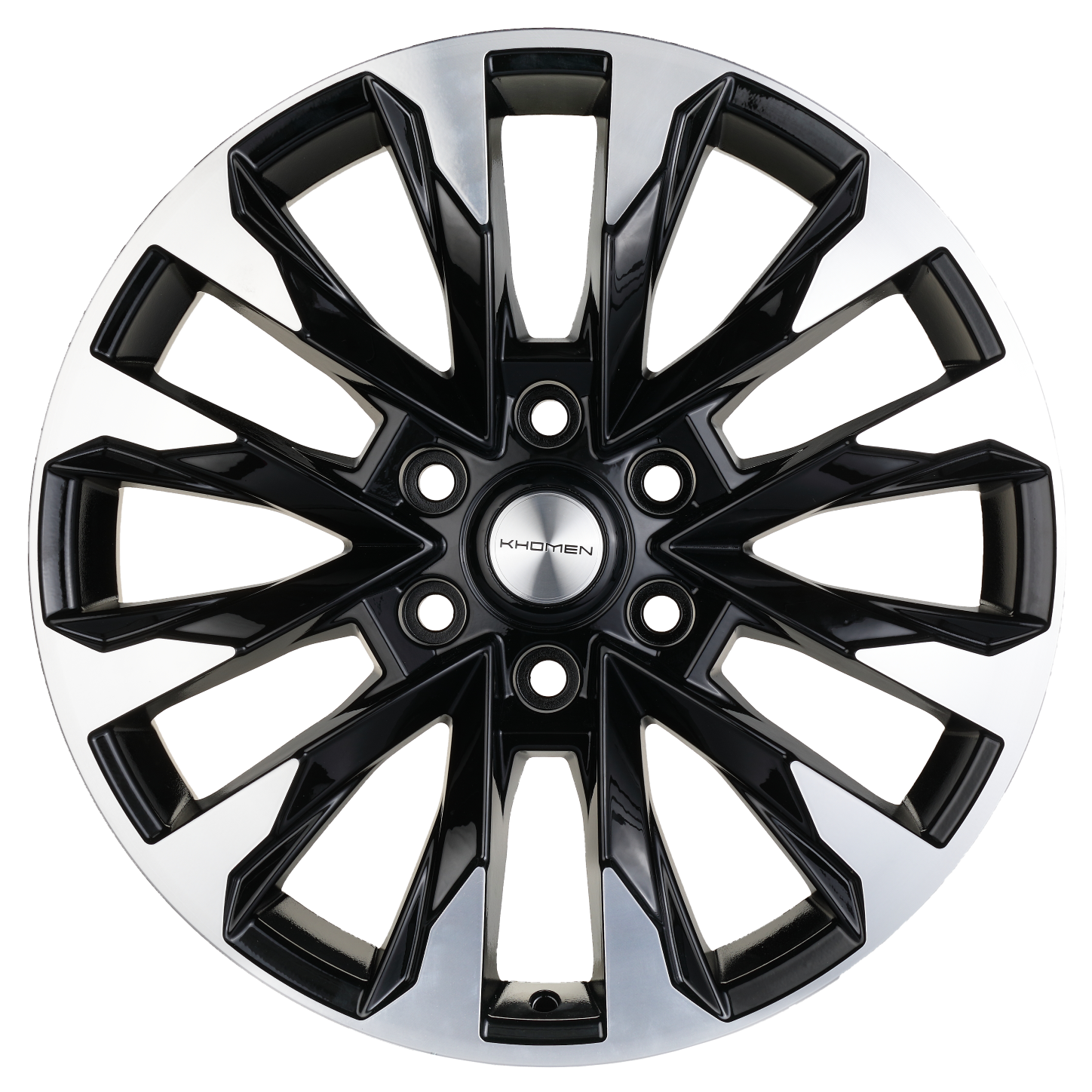 Диски Khomen Wheels KHW2010 8x20/6x139.7 D78.1 ET28 KHOMEN-WHEELS-BLACK-FP