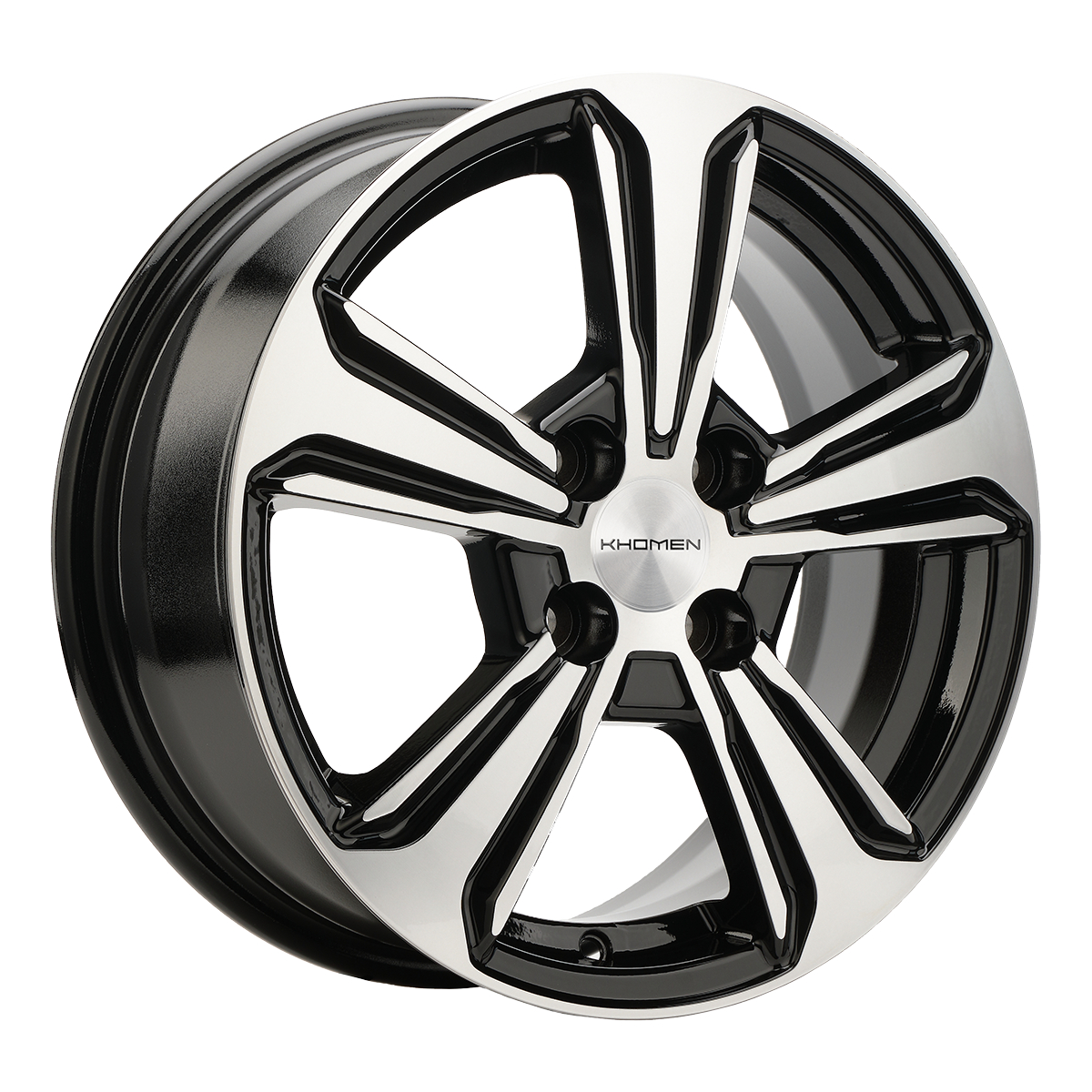 Диски Khomen Wheels KHW1502 6x15/4x100 D54.1 ET46 KHOMEN-WHEELS-BLACK-FP