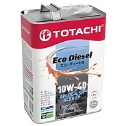 Моторное масло Totachi Eco Diesel CK-4/SN 10W40 полусинтетическое 6 л