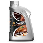 Моторное масло G-Energy Synthetic Super Start 5W30 синтетическое 1 л