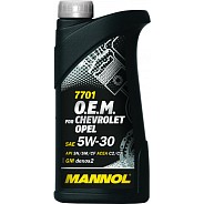 Моторное масло Mannol O.E.M. for Chevrolet Opel 5W30 синтетическое 1 л
