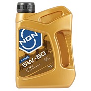Моторное масло NGN Extra A-Line 5W50 синтетическое 1 л
