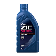 Моторное масло ZIC X5 Diesel 5W30 полусинтетическое 1 л