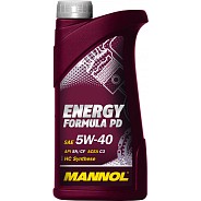 Моторное масло Mannol Energy Formula PD 5W40 синтетическое 1 л