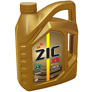 Моторное масло ZIC X9 FE 0W20 синтетическое 4 л