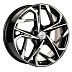 Диски Khomen Wheels KHW1716 7x17/5x114.3 D57.1 ET40 KHOMEN-WHEELS-BLACK-FP
