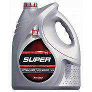 Моторное масло Лукойл Super 10W40 полусинтетическое 5 л
