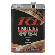 Моторное масло TCL High Line SP/CF 5W40 синтетическое 4 л