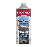 Моторное масло Totachi Eco Diesel CK-4/SN 10W40 полусинтетическое 1 л
